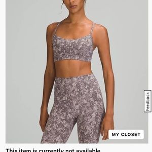 Lululemon Flow Y Bra